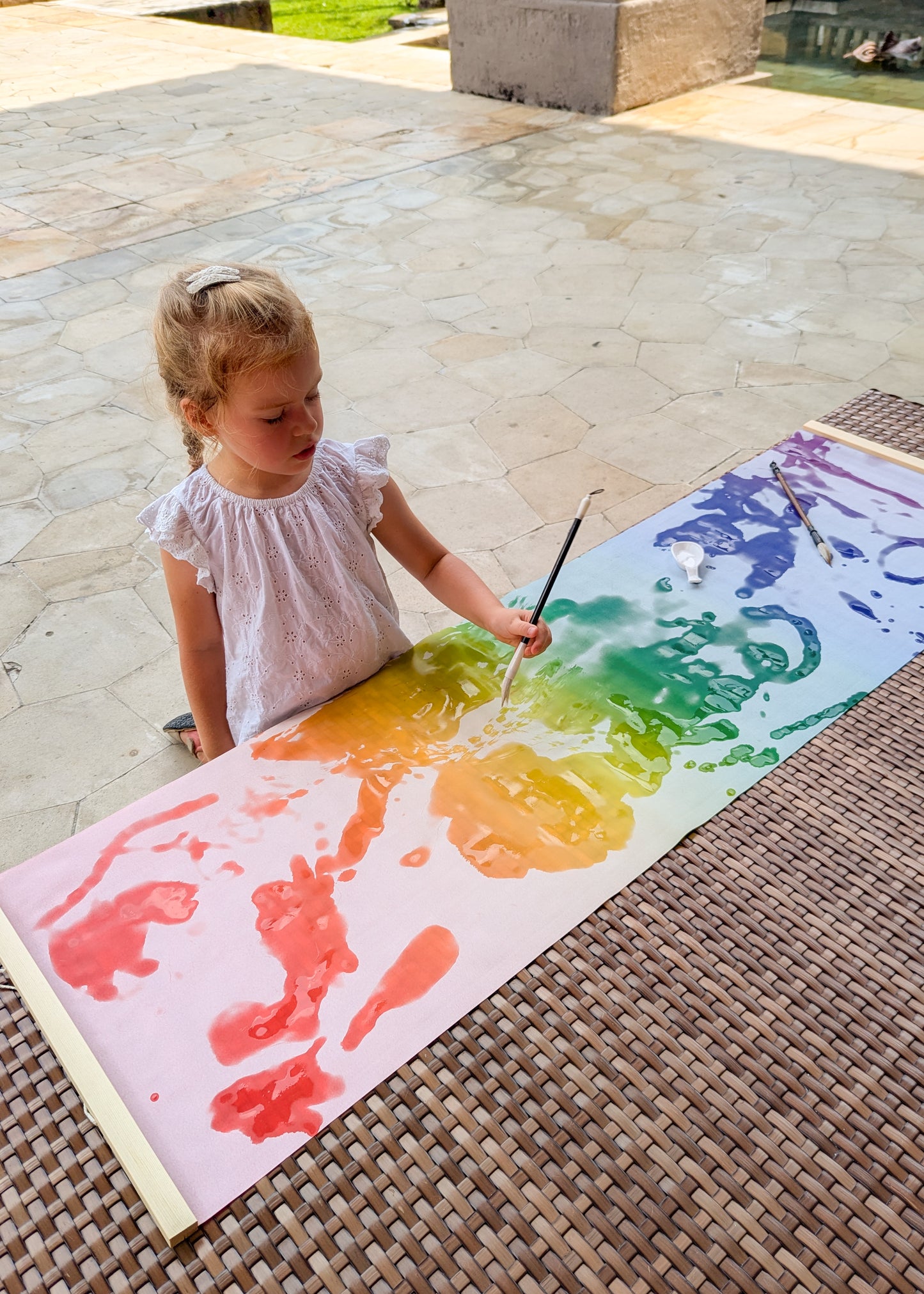 WonderDraw® Rainbow Reusable Water Writing Cloth + Get a FREE water cup & brush NOW!