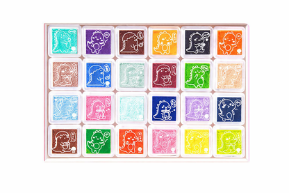 TinyArtists™ Non-Toxic Finger Paint Stamp Kit
