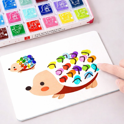 TinyArtists™ Non-Toxic Finger Paint Stamp Kit