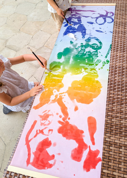 WonderDraw® Rainbow Reusable Water Writing Cloth + Get a FREE water cup & brush NOW!