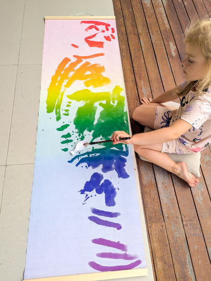 WonderDraw® Rainbow Reusable Water Writing Cloth + Get a FREE water cup & brush NOW!