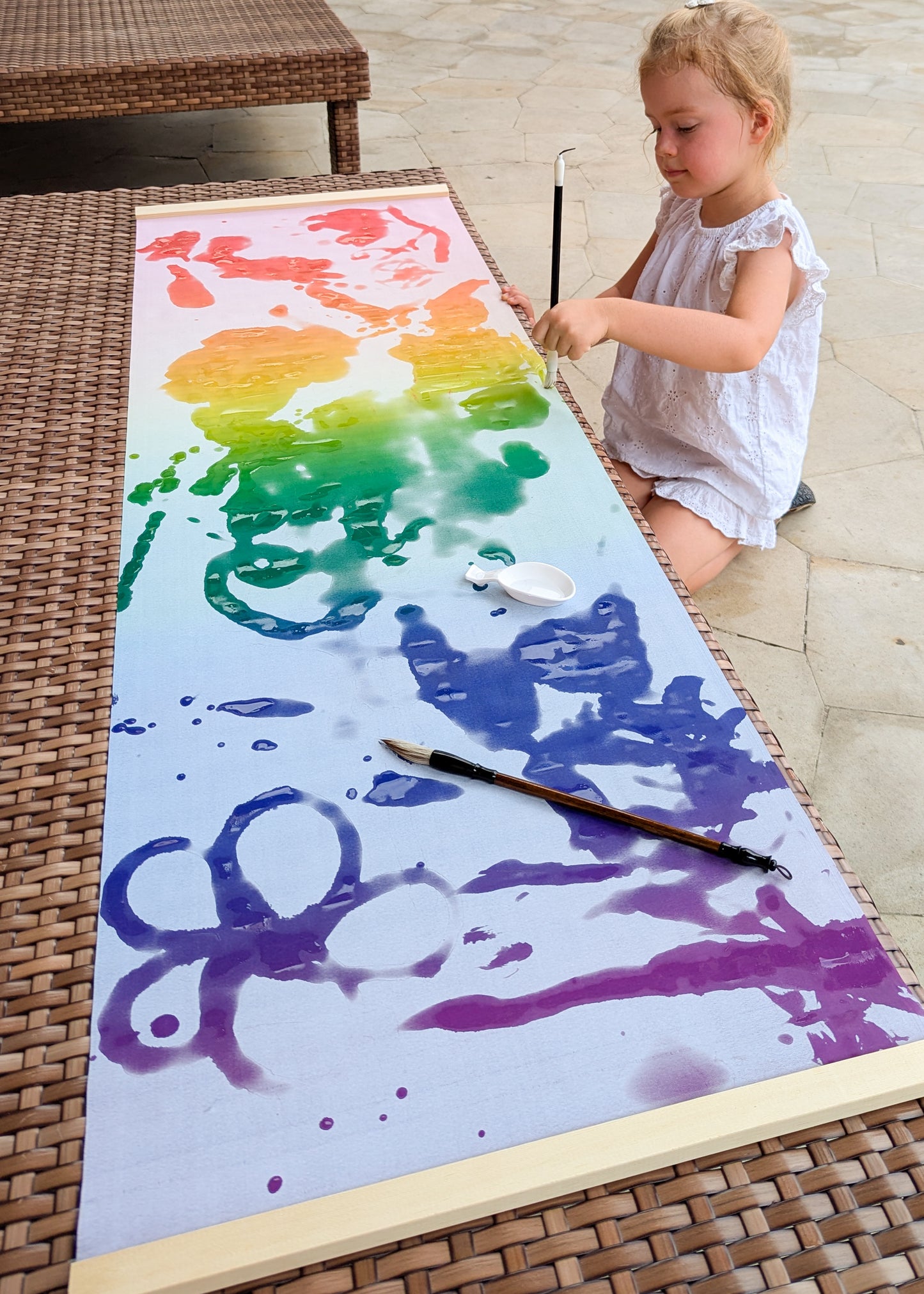 WonderDraw® Rainbow Reusable Water Writing Cloth + Get a FREE water cup & brush NOW!