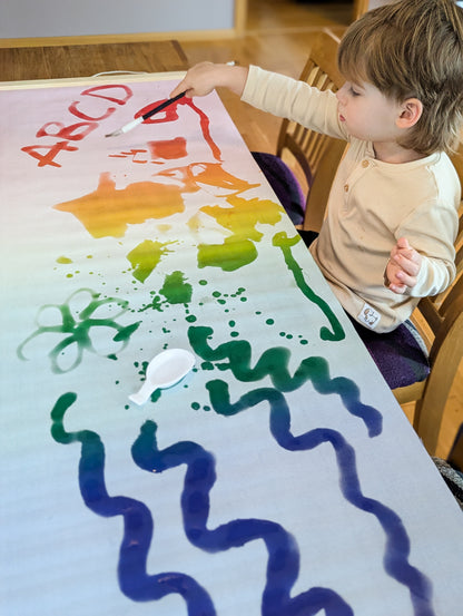 WonderDraw® Rainbow Reusable Water Writing Cloth + Get a FREE water cup & brush NOW!